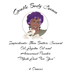 Gentle Body Cream (Unscented) 4 oz