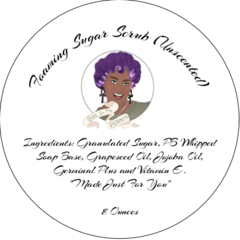 Foaming Sugar Scrub (Unscented) 8 oz